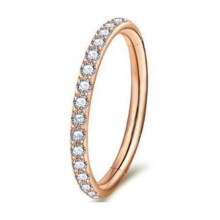 Titanium Micro Cubic Zirconia Hængslet Næse Bøjle Ring Smykker Unisex