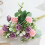 Bouquet de roses artificielles imperméable multicolore 1