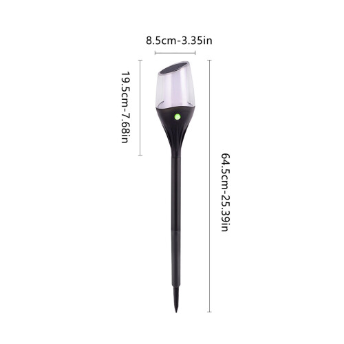 Lanternă solară cu flacără, rezistentă la apă IP65, LED chihlimbar 1600K 2