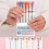 Lehrergeschenk-Textmarker-Set, 6 Farben, verschiedene Formen, 5 ml 2