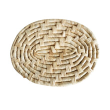 Handgeweven ronde placemat van maïskolven, hittebestendig, 30 cm