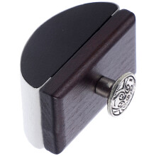 Træ Rocker Blotter Sort 1 pakke 2x3,2x0,8 cm