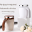 304 Ανοξείδωτο ατσάλι Lazy Coffee Mixing Cup Αυτόματο Μαγνητικό Κύπελλο με Περιστρεφόμενη 4