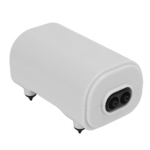 Wiederaufladbare Aquarium-Luftpumpe 2x3,4L/Min Geringe Geräuschentwicklung EU-Stecker