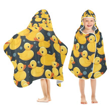 Ducks Toy Børne Badehåndklæder Badestrandhåndklæde Superblødt og Absorberende til Barn Pige Dreng Baby Småbørn Spædbarn