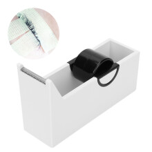 Portable Eyelash Extension Tape Cutter Dispenser, White, 9.5cm