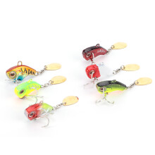 Metal Mini VIB Sinking Fishing Lure 22g with Fish Hooks