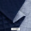 Cotton quilted lining fabric dark blue 39x59 in 1