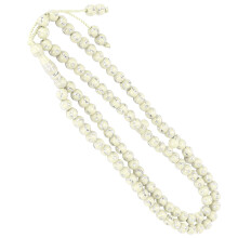Muslim Rosary Beads Resin 99 Grains Prayer Tool Beige 49cm Traditional Religious Accessory