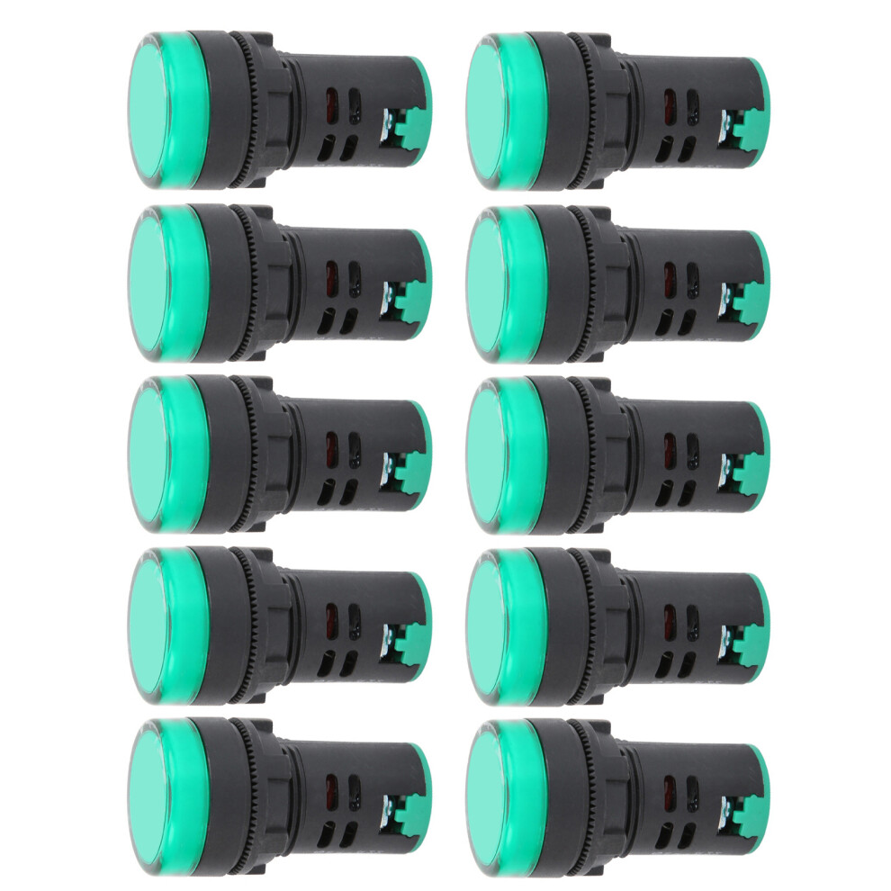 Ad16â22Ds Green Led Indicator Light 22Mm Signal Lamp Ac220v 5061391737864