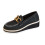 Γυναικεία σουέτ slip-on φλατ παπούτσια με στρογγυλή μύτη και χαμηλό τακούνι 1