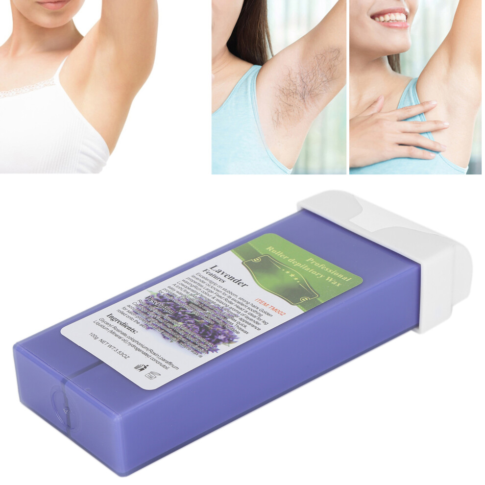 Lavender 100G Wax Roller Â Professional Hair Removal, 14.5X5.6cm