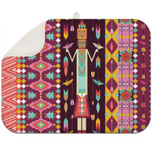 Large boho kitchen drying mat 18x24 Inch made from premium microfiber, designed for quick water absorption and long-lasting durability