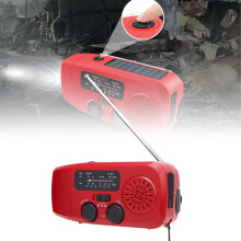 Multifunktionales Solar-Notfallradio mit 2000mAh Akku für Camping und Überleben