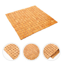 Supvox Ademend Bamboe Zitkussen Chocoladekleurig Koel Autokussen Zomer Gebruik 1 Set