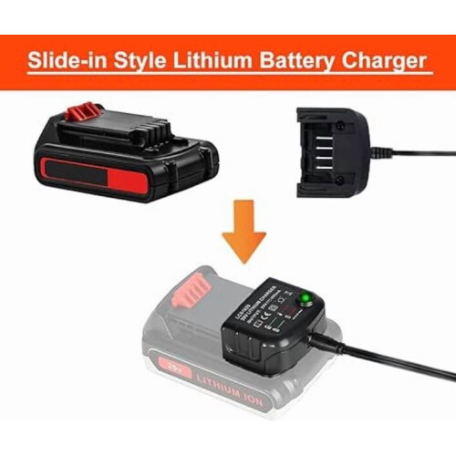 Ładowarka 20 V LCS1620B do baterii litowo-jonowej BLACK+DECKER20V Max 2