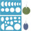 Reusable Jewelry Template Oval Semicircle 2 Styles 1
