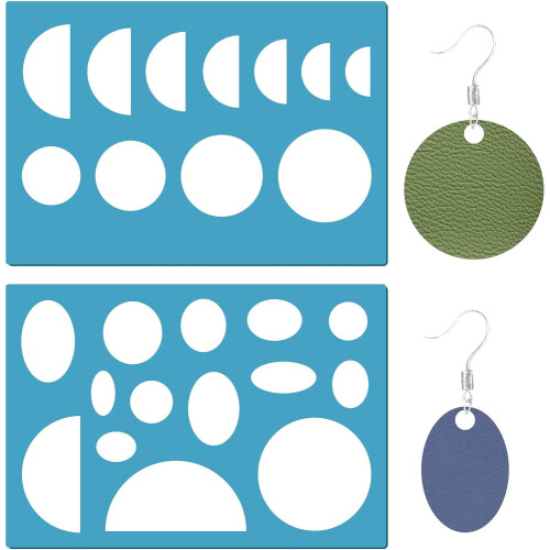 Reusable Jewelry Template Oval Semicircle 2 Styles