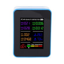 10IN1 Luftqualitätsmonitor für Innenräume - 2,8" Farbdisplay, USB-C