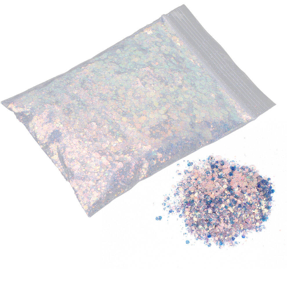 50g Nail Glitter Sequin Powder for DIY Nail Art, Face & Hair Decoration