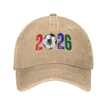 World Soccer Tournament Baseball Hat Black Adjustable