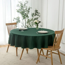 Slubby Textured Waterproof Tablecloth, Wrinkle-Free, 52x60", Slate Blue – Compatible with Kitchen & Dining Room