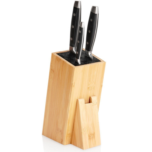 Bambus knivholder 10,5x16,5x24,5 cm