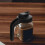 Mason Jar hælde låg sort 1 sæt 4