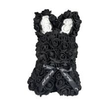 Valentinstagsgeschenk: Plüsch-Rosenhase aus Schaumstoff, inklusive Geschenkbox (1 Stück, Gewicht: 0,54 Pfund)