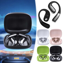 Słuchawki Bluetooth bezprzewodowe, do biegania, sportowe, z zaczepem na ucho, czarne