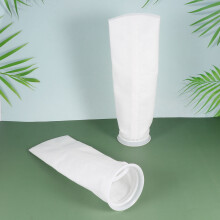2 Stück weiße Filz-Filtersocken für mechanische Aquarienfiltersysteme