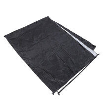 Pool Solarrollenabdeckung aus Oxford-Stoff, Schwarz, 490x96cm, für den Außenpool
