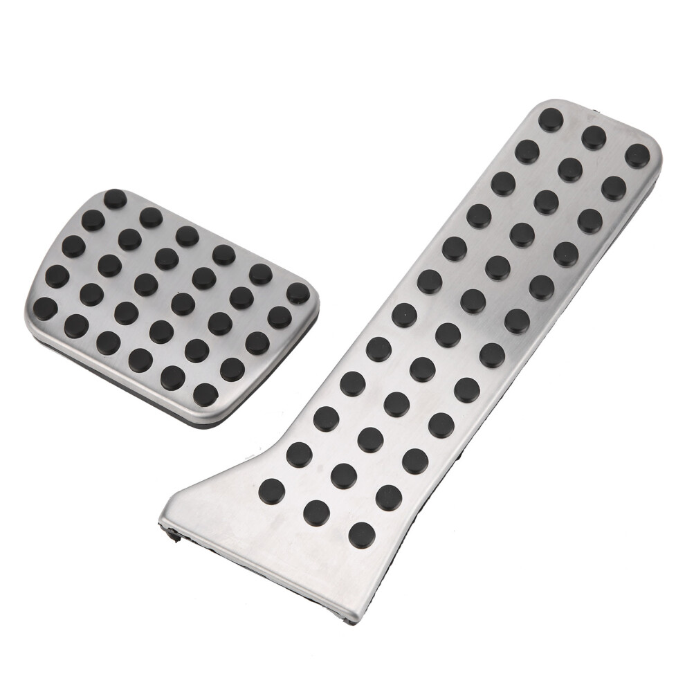 2Pcs Stainless Steel Pedal Kit For Mazda Cxâ3 2016-2019, 21X7.8cm & 10.1X7.1cm 7631391741772