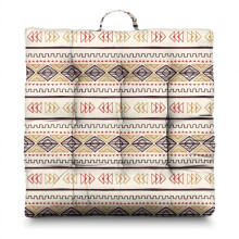 Boho Style Meditation Cushion Dutch Velvet Square Floor Pillow for Comfortable Sitting 22 x 22