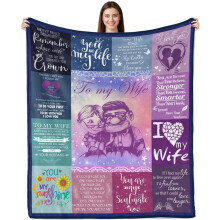 Tante-teppe 50"x60" – Gaver fra niese, Bursdags- og tantegaver, Beste tante noensinne-teppe