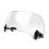 Transparent Color Universal Motorcycle Adjustable Wind Screen Extension Windshield Spoiler Deflecto 1