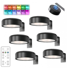 Picture Light with Remote Control 100 Lumens High Brightness Stepless Dimming 3 Lighting Modes Battery Operated No Drill Wall Art Light