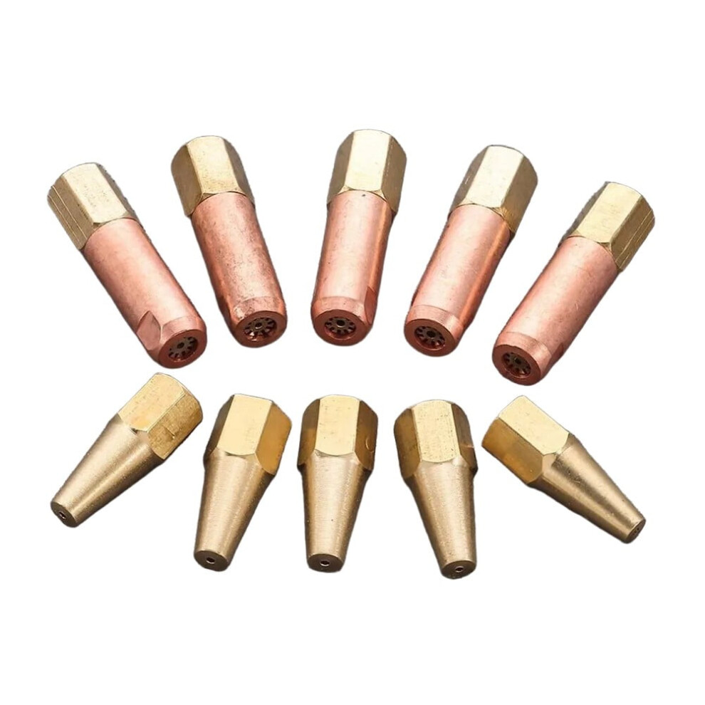 10Pcs/Set Propane Acetylene Gas Brazing Torch Nozzle H01-2 Oxygen Welding 9448483059725