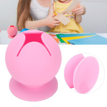 Silicone Suction Scrap Collector Cup - Vinyl Weeding & Desktop Waste Pink