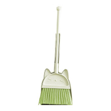 Set mătură și făraș pentru copii, polipropilenă, verde, 49.68x6.29x5.07in, instrumente educative de curățare pentru copii – 1 set
