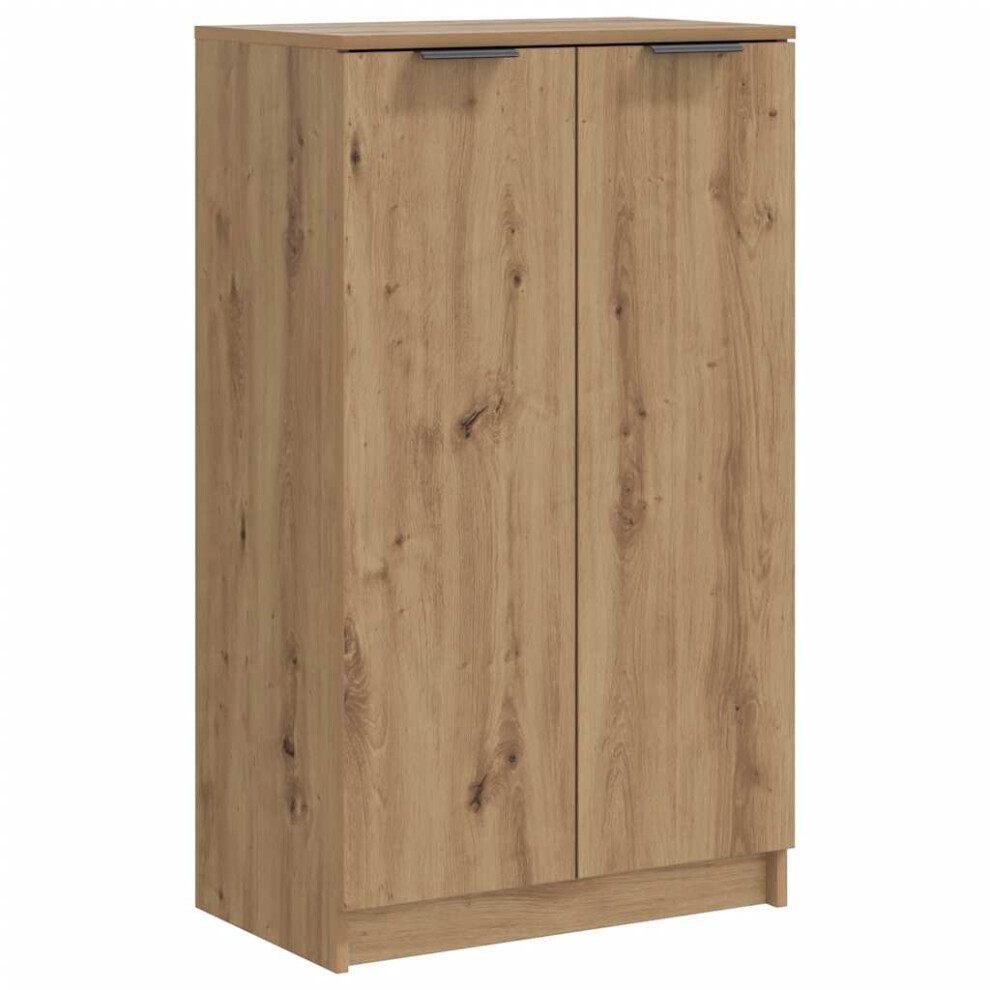 Vidaxl Shoe Cabinet Shoe Cupboard Shoe Rack Shelf Artisian Oak Engineered Wood
