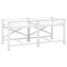 (9.4 kg) vidaXL Washing Machine Pedestal Stand Holder Raiser Dryer Pedestal Stand White