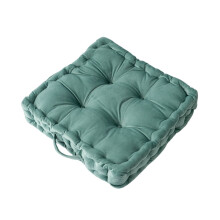 Thick Floor Cushion with Handles Floor Pillow Seat Sofa Tatami Mat Velvet Filled 18x18in Portable Support for Office Chair Christmas Gifts Home