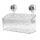1PCS Rotating Suction Cup Storage Rack Bathroom Non PerCompatible withated Wall Mounted Organizing and Storage 1
