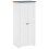 VidaXL vidaXL Solid Pine Panama Range Wardrobe White Clothes Bedroom Cabinet Closet 1