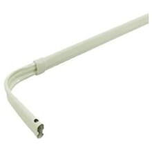 Gardinstænger med enkelt fals 28-48" projekter 5 1/2"