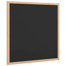 vidaXL Chalkboard with Solid Pine Wood Frame Black 40x40 cm blackboard
