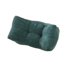Corduroy Cushion Cushion Nap Cushion Sofa Bed Cushion Small Office Cushion Soft Seat Lumbar Cushion Portable Resting Cushion