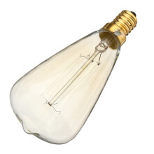 1 Phacáiste Bolgán Edison Seanré ST48E14 40W Bolgán Solais Filiméid Bán Te Stíl Thionsclaíoch Soilsiú Maisiúil do Bheáir Bialanna 220V