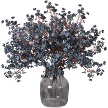 Artificial Baby's Breath Bulk Real Touch Fake Silk Flowers for Home, Kitchen, Fall Decor, Table Centerpieces, Party (Autumn Blue)